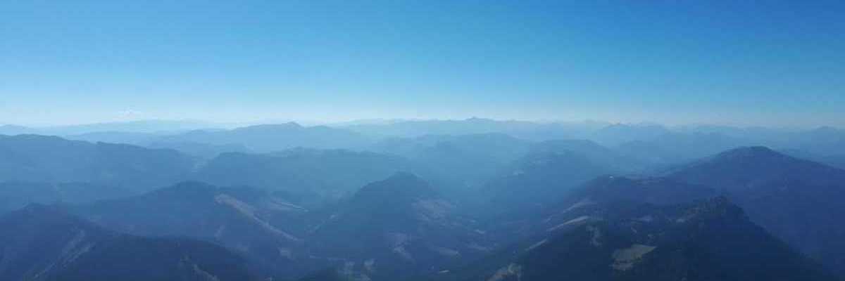 Flugwegposition um 12:07:28: Aufgenommen in der Nähe von Gemeinde Schwarzau im Gebirge, Österreich in 2148 Meter